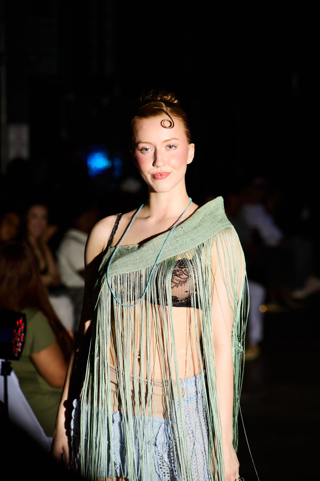 Asymmetrical Fringe Top