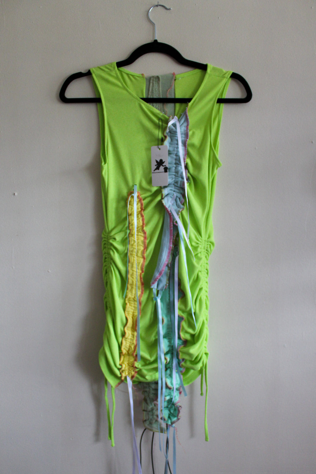 Neon Scrunch Dress