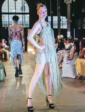 Load image into Gallery viewer, Asym fringe top
